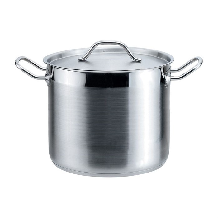 Кастрюля EcoLine с крышкой 6,5 л, d 22 см, h 20 см, сталь 18/0, P.L. Proff Cuisine 4690 - фото 2502