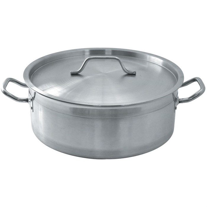 Кастрюля Eco Line низкая с крышкой 800 мл, d=12см h=7,5см, сталь, P.L. Proff Cuisine 4696 - фото 2508