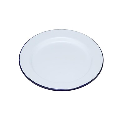 Тарелка эмалированная d=20 см, "Blue Rim"  P.L. 40722 - фото 26264