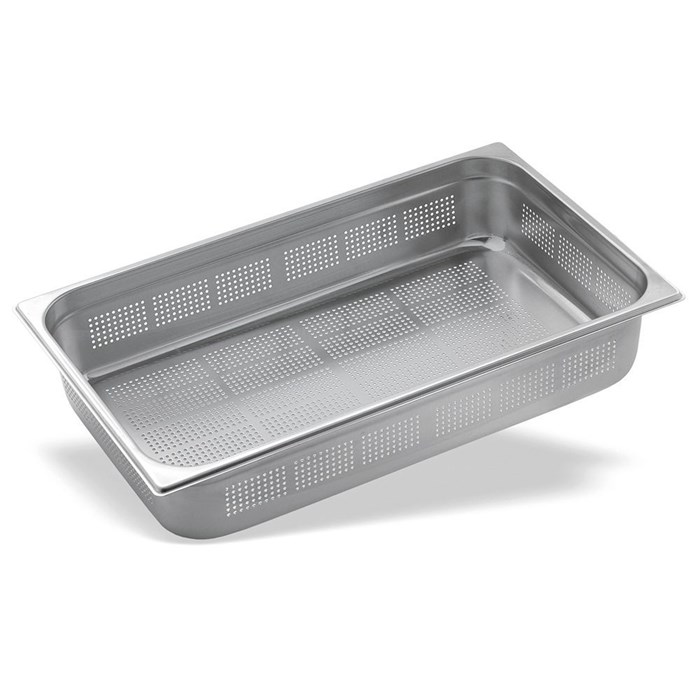 Гастроемкость P.L. Proff Cuisine перфорированная 1/1*65 мм (530*325 мм) 9 л, металл (Е-8011065PF) 4850 - фото 2647