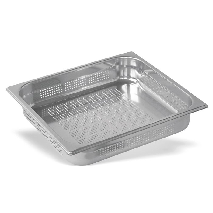 Гастроемкость перфорированная 2/3*40 мм (353*325 мм) 3,5 л, металл, P.L. Proff Cuisine 4861 - фото 2658