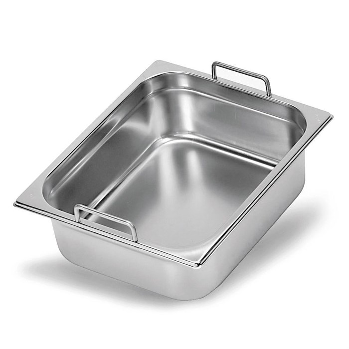Гастроемкость с ручками 1/2*100 мм (325*265*100 мм), 6,2 л, металл, P.L. Proff Cuisine 4866 - фото 2663