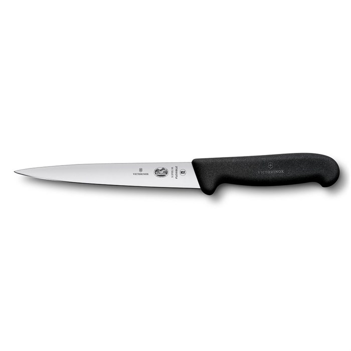 Нож филейный Victorinox Fibrox, гибкое лезвие, 20 см, ручка фиброкс 5009 - фото 2787