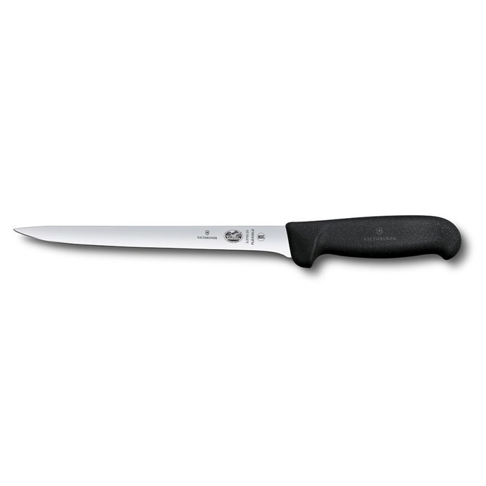 Нож филейный Victorinox Fibrox, гибкое лезвие, 20 см, ручка фиброкс 5011 - фото 2788