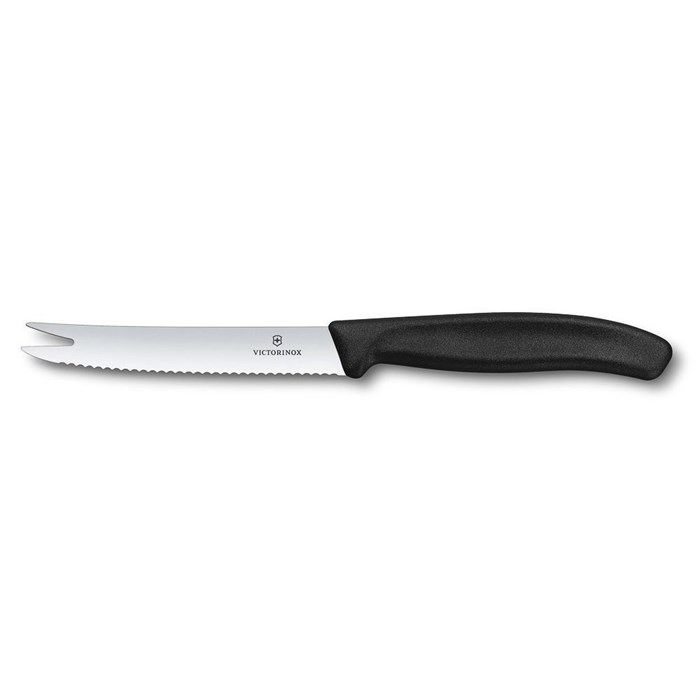 Нож Victorinox для мягких сыров 11 см, волнистое лезвие 5102 - фото 2823
