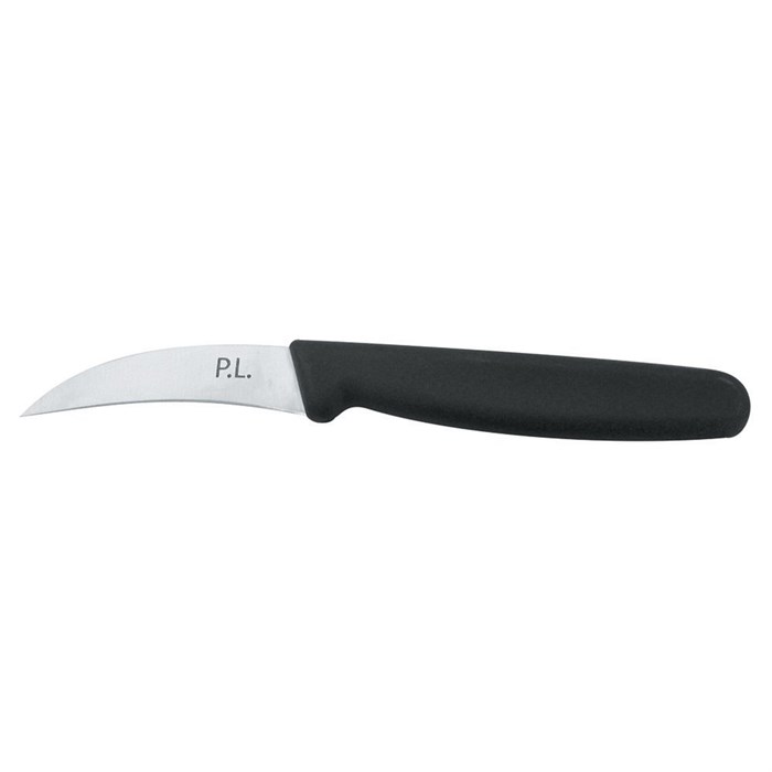 Нож PRO-Line для чистки овощей Коготь 7 см, пластиковая черная ручка, P.L. Proff Cuisine 5158 - фото 2834