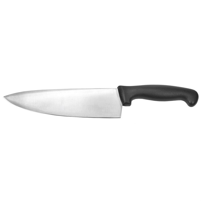Шеф-нож PRO-Line 20 см, черная пластиковая ручка, P.L. Proff Cuisine 5213 - фото 2889