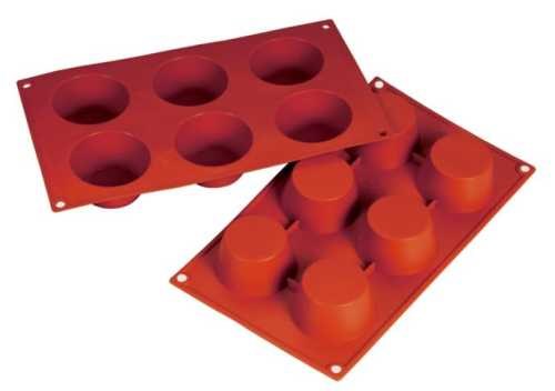Форма силиконовая P.L. Proff Cuisine "Маффин" 6 ячеек d 70 мм, h 35 мм (30*17,5 см) 5998 - фото 3381