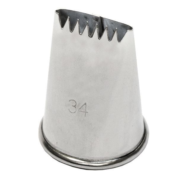 Насадка для кондитерского мешка "Зубчатая лента" h 5 см, d 3,5 см, P.L. Proff Cuisine 6360 - фото 3631
