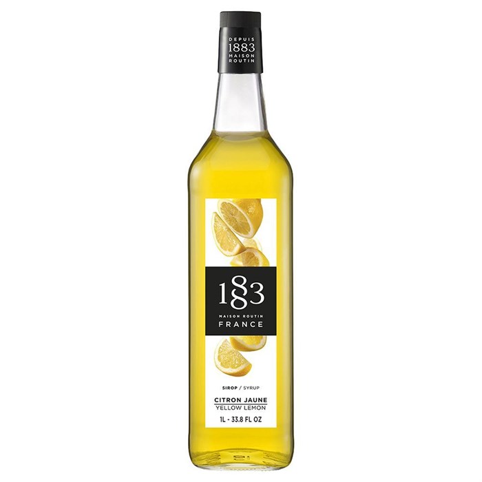 Сироп 1883 Maison Routin Желтый лимон (Yellow lemon), 1 л, стекло 720 - фото 36