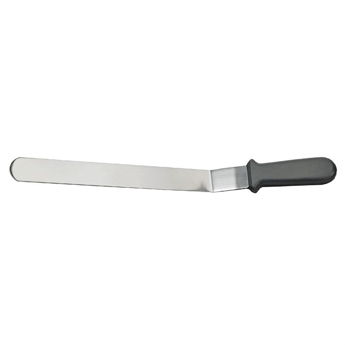 Лопатка кондитерская изогнутая 30 см, черная пластиковая ручка, P.L. Proff Cuisine 6537 - фото 3760