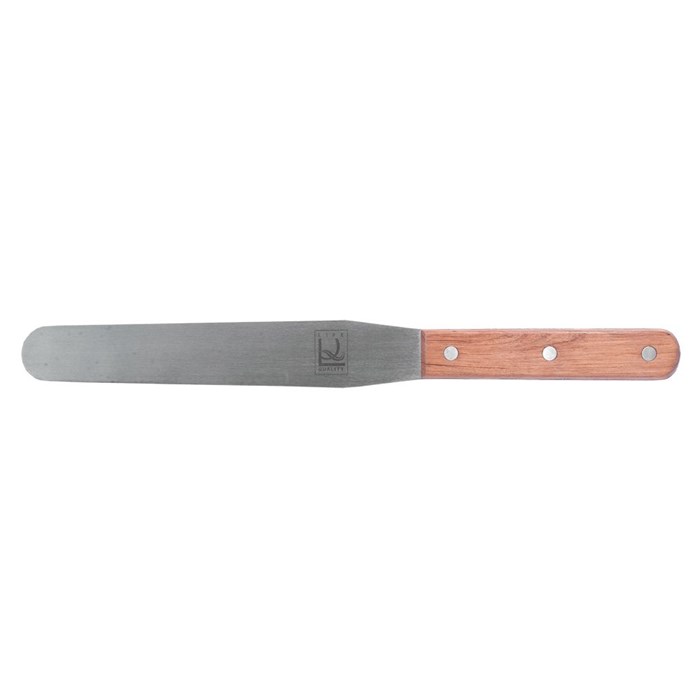 Нож-лопатка кондитерская металлическая с деревянной ручкой 15 см, P.L. - Proff Chef Line 6549 - фото 3771