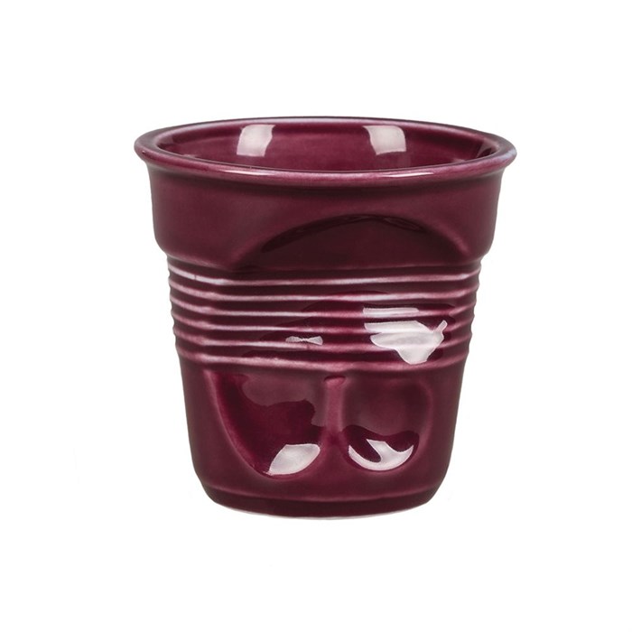 Чашка кофейная Barista (Бариста) "мятая" 140 мл фиолетовая, h 7 см, P.L. Proff Cuisine 1218 - фото 455