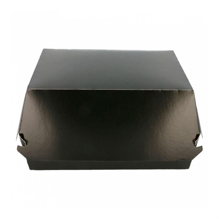 Коробка для бургера Black 17,5*18*7,5 см,(1упаковка= 50 шт) картон, Garcia de PouИспания 8697 - фото 4982