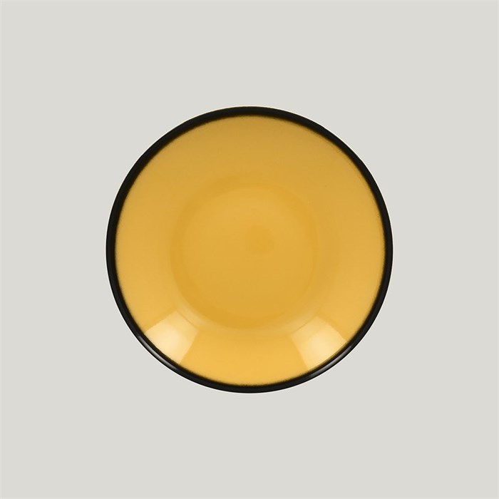 Тарелка-салатник RAK Porcelain LEA Yellow 26 см, высота 5 см, 1,2 л (желтый цвет) 9112 - фото 5172