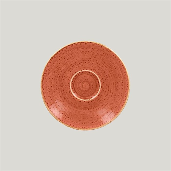 Блюдце RAK Porcelain Twirl Coral 17 см 9167 - фото 5201