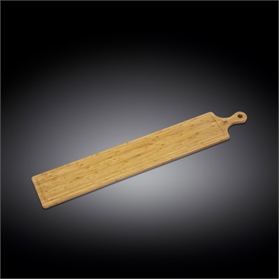 Длинная сервировочная доска с ручкой 87x15 см WL?771133/A 61115 - фото 5245775