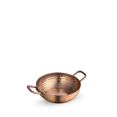 Мини-сковородка сервировочная глубокая круглая с ручками WL?554229/S 64198 - фото 5253775