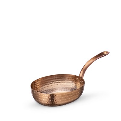 Мини-сковородка сервировочная глубокая овальная с ручкой WL?554240/S 64219 - фото 5253836