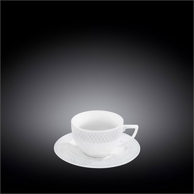 Кофейная чашка и блюдце 90 мл WL-880107/AB 64649 - фото 5278988