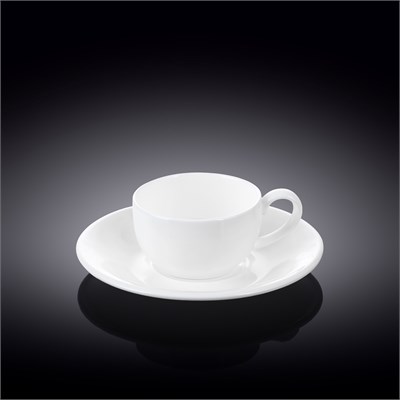 Чашка кофейная и блюдце 100 мл WL-993002/1C 65251 - фото 5280334