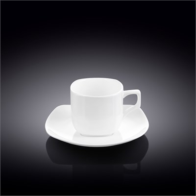 Чашка кофейная и блюдце 90 мл WL-993041/AB 65321 - фото 5280476