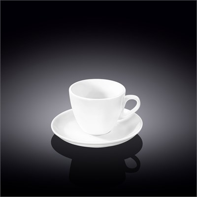Чашка кофейная и блюдце 75 мл WL-993173/AB 65373 - фото 5280584