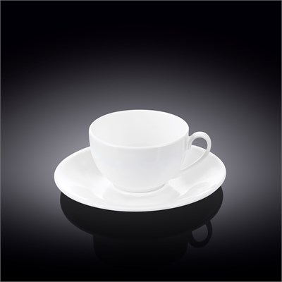 Чашка кофейная и блюдце 80 мл WL-993187/AB 65905 - фото 5281824