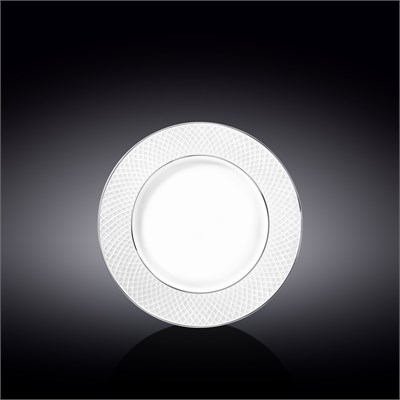 Тарелка десертная с платиновыми линиями 20 см WL-880103102/A 67534 - фото 5285499