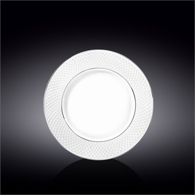 Тарелка для салата с платиновыми линиями 23 см WL-880103103/A 67544 - фото 5285521