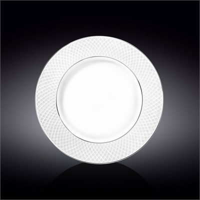 Тарелка обеденная с платиновыми линиями 28 см WL-880103106/A 67552 - фото 5285540