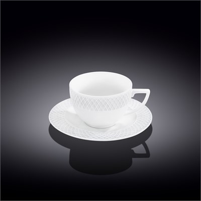 Чашка чайная и блюдце 240 мл WL-880101404/AB (OLD: 880105) 67593 - фото 5285644