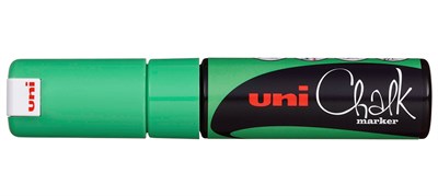 Маркер зеленый для оконных и стеклянных поверхностей Uni Chalk PWE-8K 71456 - фото 5482371