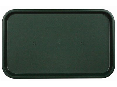 Поднос столовый из полипропилена 530x330 мм темно-зеленый 72057 - фото 5483301
