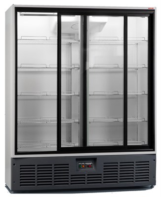 Шкаф универсальный АРИАДА R1400VC (стеклянные двери-купе) 74722 - фото 5489398