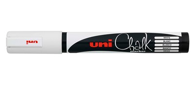 Маркер белый для оконных и стеклянных поверхностей 1,8-2,5 мм Uni Chalk PWE-5M 75948 - фото 5491343