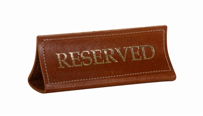 Табличка настольная «Reserved» 180х70 мм 76825 - фото 5492722