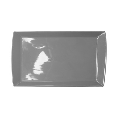 Блюдо прямоугольное «Corone» 300х172 мм серое [LQ-SK0032-431C] 77244 - фото 5493386