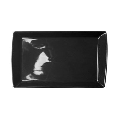 Блюдо прямоугольное «Corone» 300х172 мм черное [LQ-SK0032-K] 77291 - фото 5493460