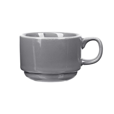 Чашка чайная «Corone» 220 мл серая [LQ-SK0056-431C] 77342 - фото 5493539