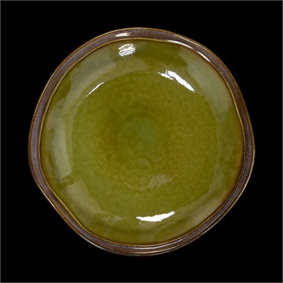 ТАРЕЛКА мелкая 10,5 280мм, синий+зеленый "Corone Verde" [HL496960]" 77513 - фото 5493813