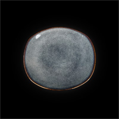 ТАРЕЛКА овальная 8х7" 200х176мм, синий "Corone Celeste" [HL900760]" 77668 - фото 5494048