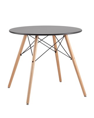 Стол обеденный «Eames D-800 мм, 4 ножки Черный» обеденный нераздвижной 78094 - фото 5494721