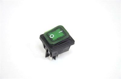 Клавиша влагозащитная (зеленая) 16А, 125V (10А, 250V) 0306043 78138 - фото 5494799