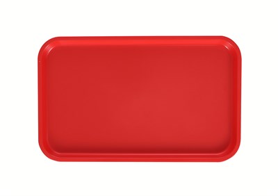 Поднос столовый 530х330 мм красный 78588 - фото 5495575