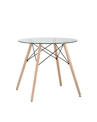 Стол обеденный «Eames D-800 мм Стекло» нераздвижной 79155 - фото 5496493