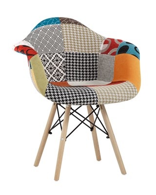 Кресло «Eames пэчворк» с жестким сиденьем 79157 - фото 5496497