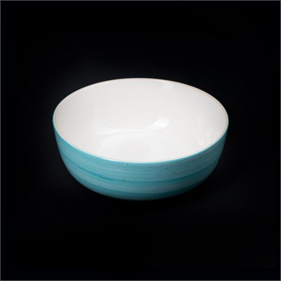 Салатник 130 мм 400 мл голубой «Corone Natura» [HL942420C] 79269 - фото 5496681