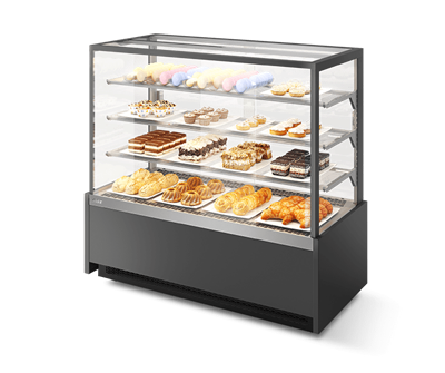 Витрина кондитерская VETE KUB 130 RAL7016 Муар 80673 - фото 5498875