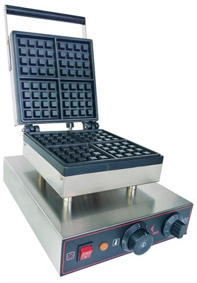 ВАФЕЛЬНИЦА ДЛЯ БЕЛЬГИЙСКИХ ВАФЕЛЬ AIRHOT WE-1B 81307 - фото 5499862